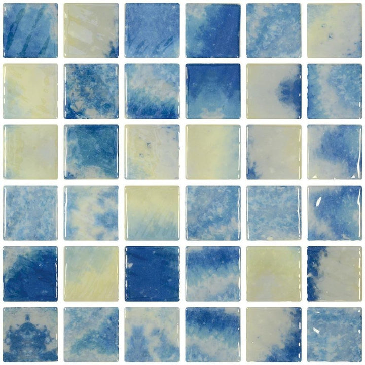 Forest Blue, 2" x 2" - Glass Tile