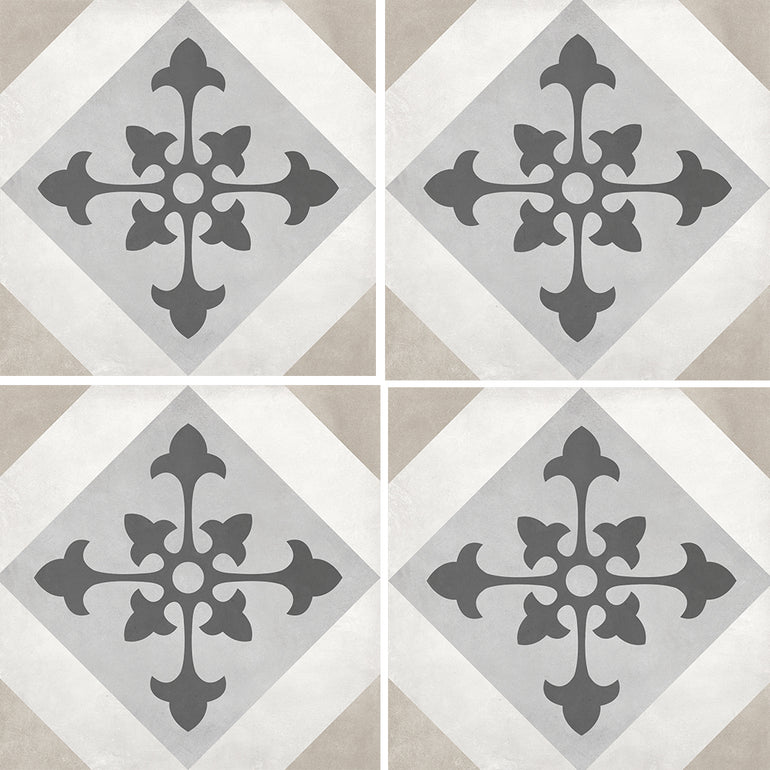Sand North Star, 8" x 8" Porcelain Tile | ANAFORMSANNOST8 | IWT