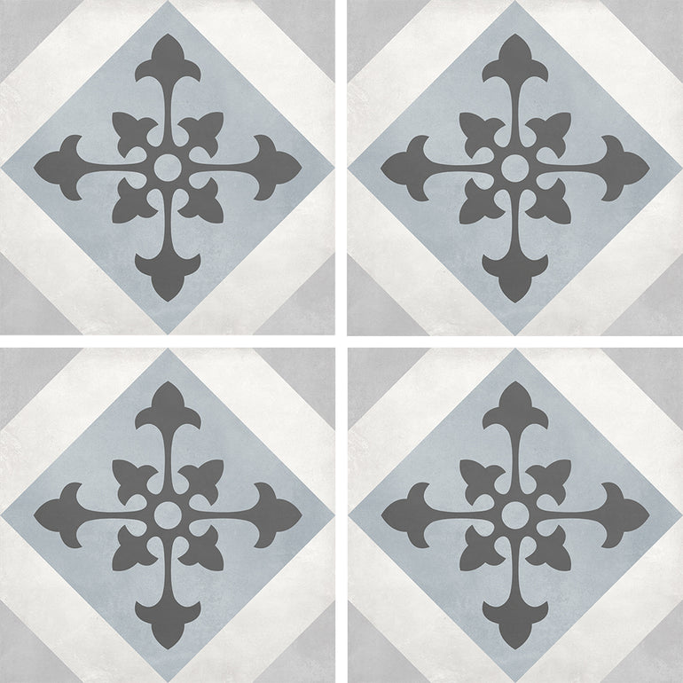 Tide North Star, 8" x 8" Porcelain Tile | ANAFORMTIDNOST8 | IWT