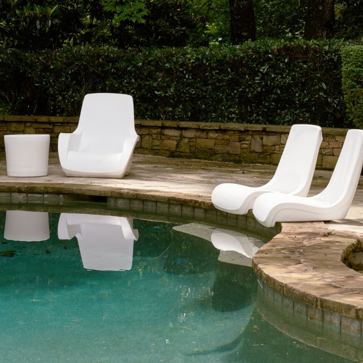 Forma In-Pool Chair, White (Set of Two) - Luxury Pool Chair