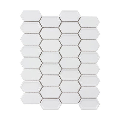 Framework Plaster, Hexagon Mosaic | Ceramic Tile by Anthology