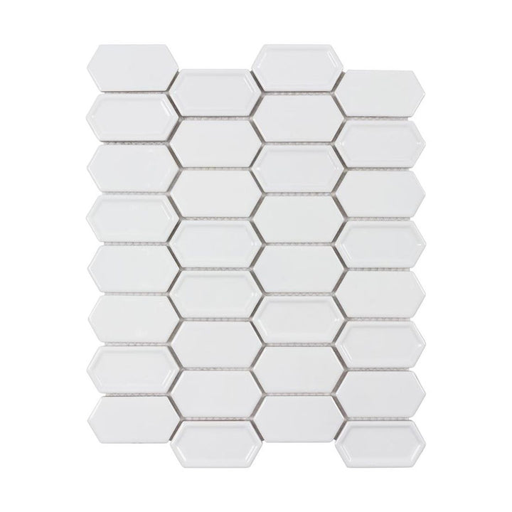 Framework Plaster, Hexagon Mosaic | Ceramic Tile by Anthology