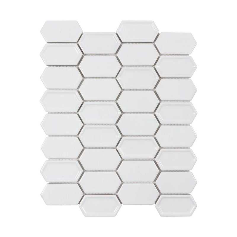 Framework Plaster, Hexagon Mosaic | Ceramic Tile by Anthology