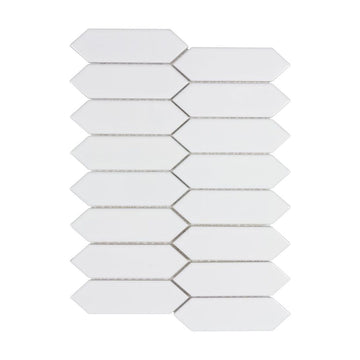 Picketfence Plaster, Ceramic Tile | Picket Tile for Kitchens & Showers
