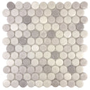 Freshwater, Penny Round Mosaic - Glass Tile