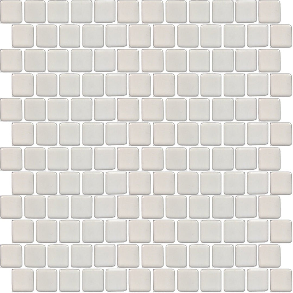 White, 1" x 1" | PEB-102 | Fujiwa Porcelain Pool Tile