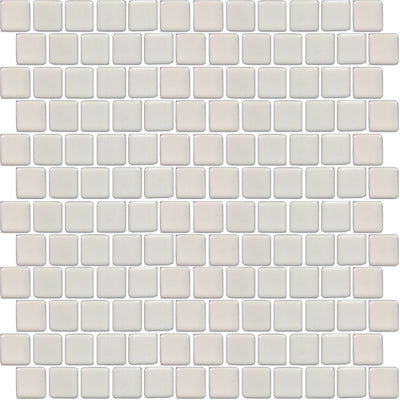 White, 1" x 1" | PEB-102 | Fujiwa Porcelain Pool Tile