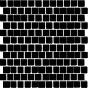 Black, 1" x 1" - Porcelain Pool Tile