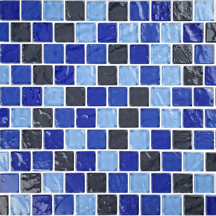 Blue Charcoal Blend 1" x 1" 