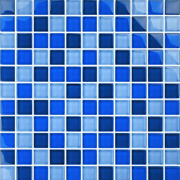 Crystal Cobalt Blue Blend 1" x 1"