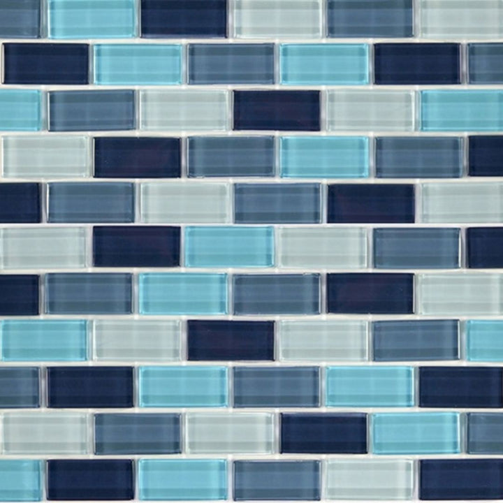 Crystal Aqua Blend 1" x 2"