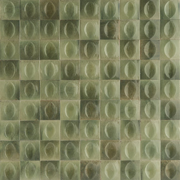 Giada Glossy, 4" x 4" Egg Deco | EMCGLEEGIADEGG | Porcelain Pool Tile