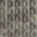 Grigio Glossy, 4" x 4" Egg Deco - Porcelain Tile