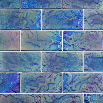 Blue Patina, 2" x 4"
