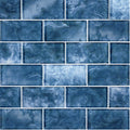 Gunmetal Blue, 2" x 4" - Glass Tile
