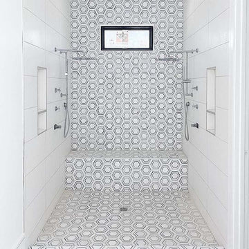 Bianco Dolomite Georama Grigio | Stone Tile for Kitchen and Bath