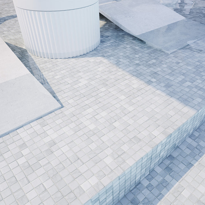 Ghiaccio Plus, 3/4" 3/4" Glass Tile | Mosaic Tile by Bisazza