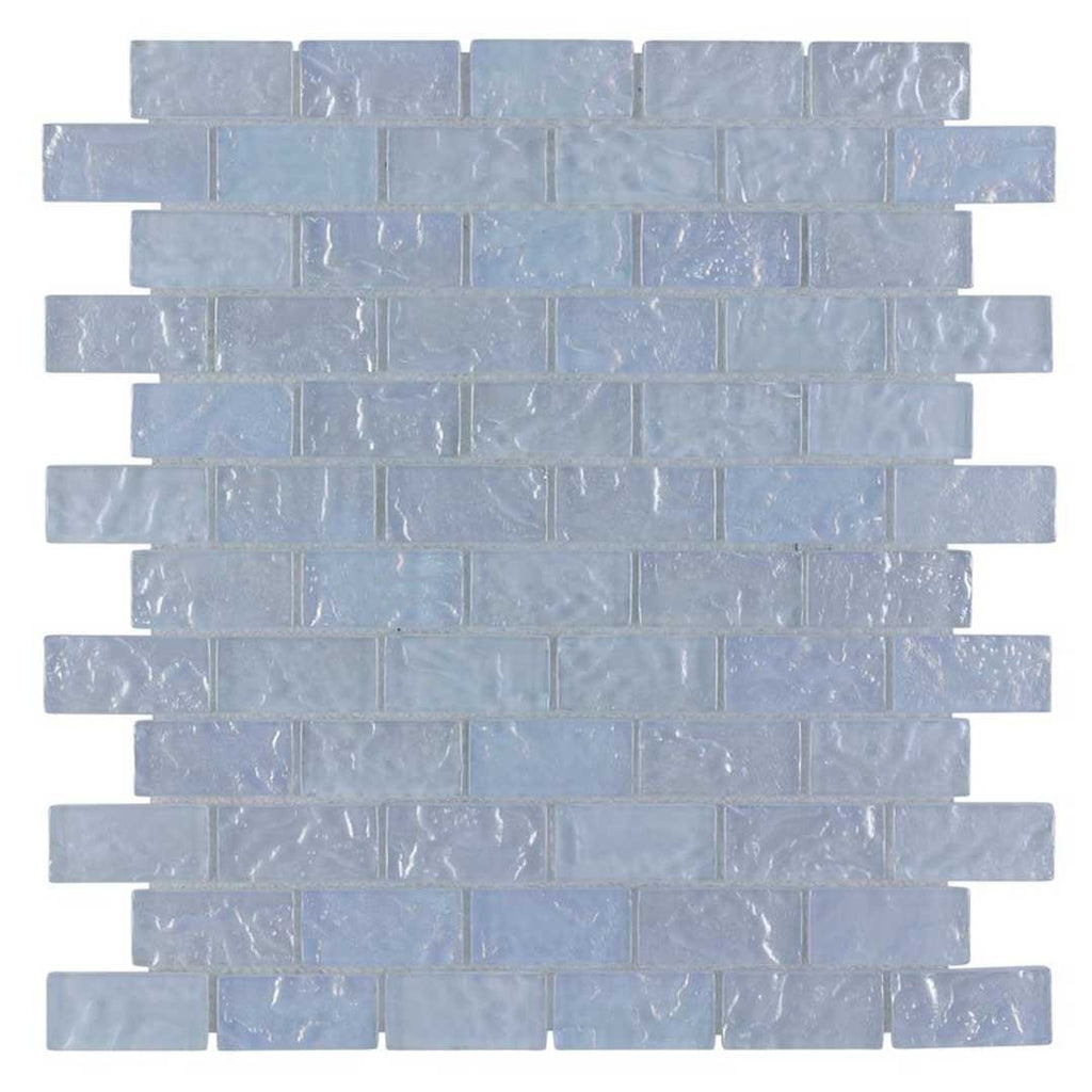 Glacial Seas, 1" x 2" - Glass Tile by Anthology