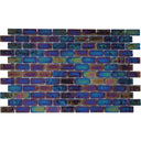 Black Pearl, 1" x 2" - Glass Tile