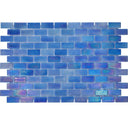 Coastline, 1" x 2" - Glass Tile