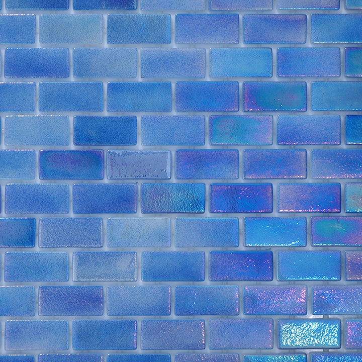 Coastline, 1" x 2" Glass Tile | Pool, Spa, and Kitchen Tile