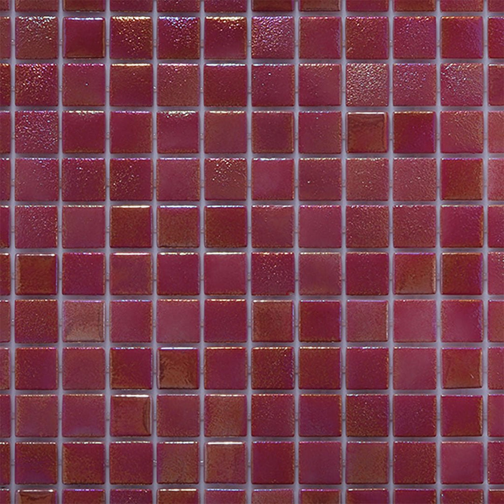 Crimson Reef, 1" x 1" Glass Tile | Pool, Spa, & Kitchen Tile