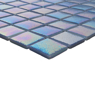 Fish Tail, 1" x 1" Glass Tile | Pool, Spa, & Kitchen Tile