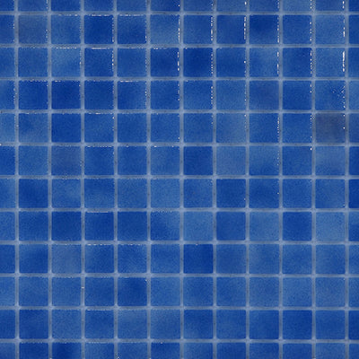 Indigo Ebb, 1" x 1" Glass Tile | Pool, Spa, & Kitchen Tile