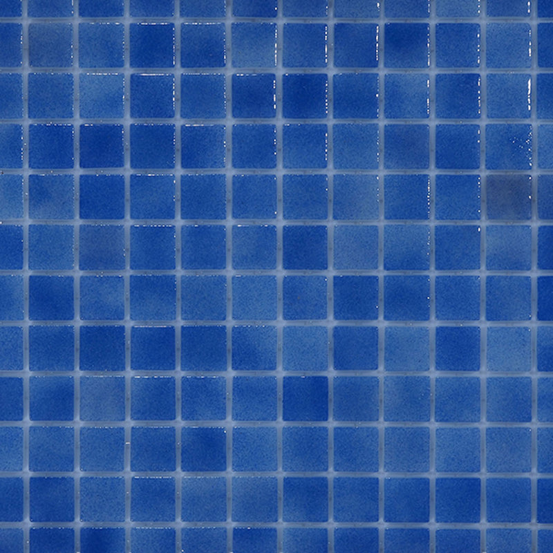 Indigo Ebb, 1" x 1" Glass Tile | Pool, Spa, & Kitchen Tile