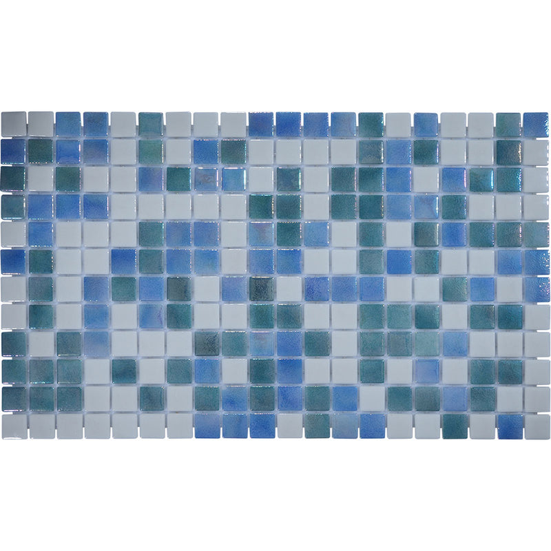 Island, 1" x 1" Glass Tile | Pool, Spa, & Kitchen Tile