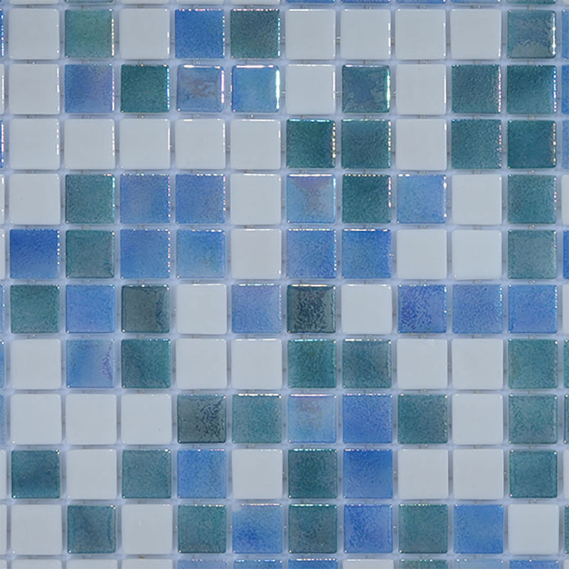 Island, 1" x 1" Glass Tile | Pool, Spa, & Kitchen Tile