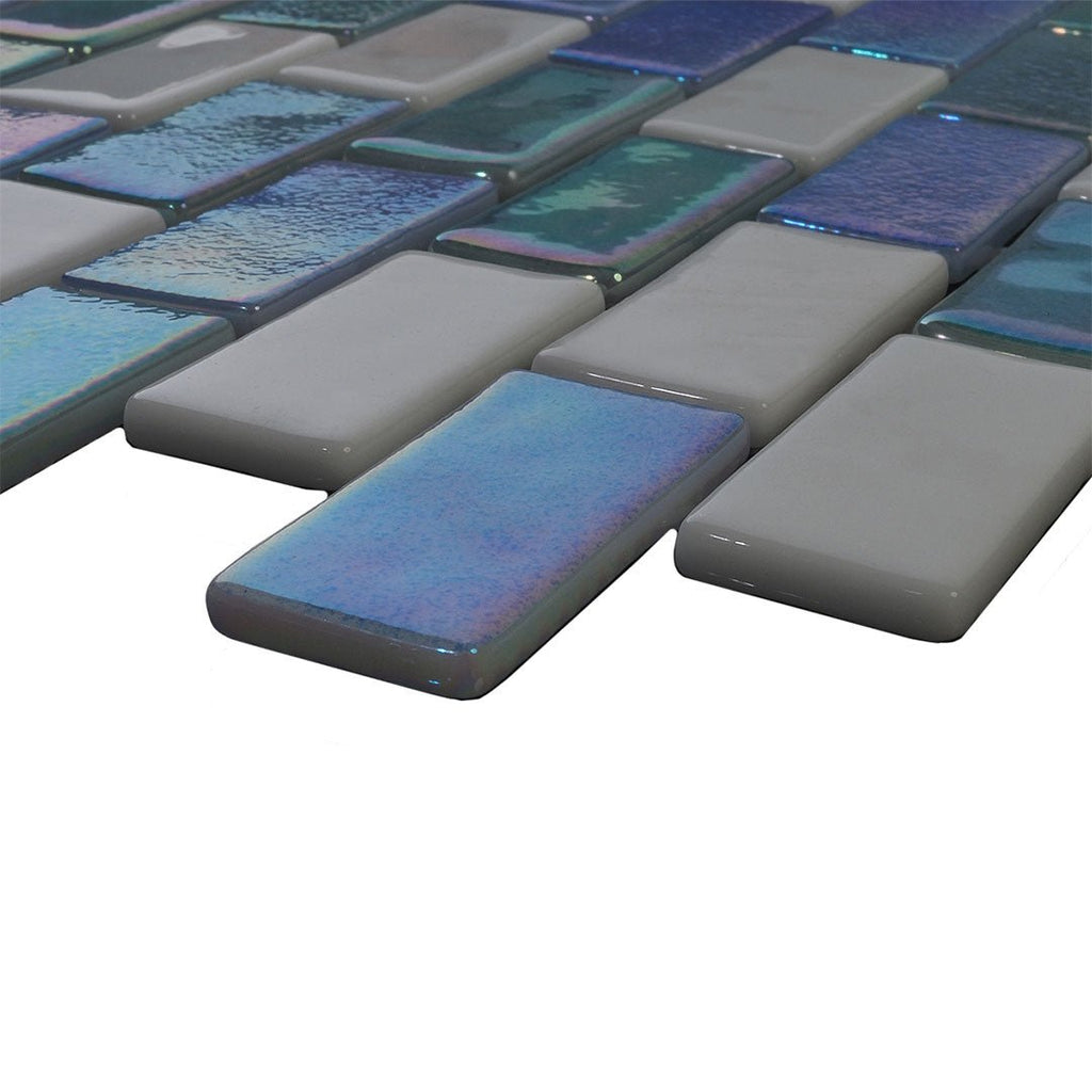 Island, 1" x 2" Glass Tile | Pool, Spa, & Kitchen Tile