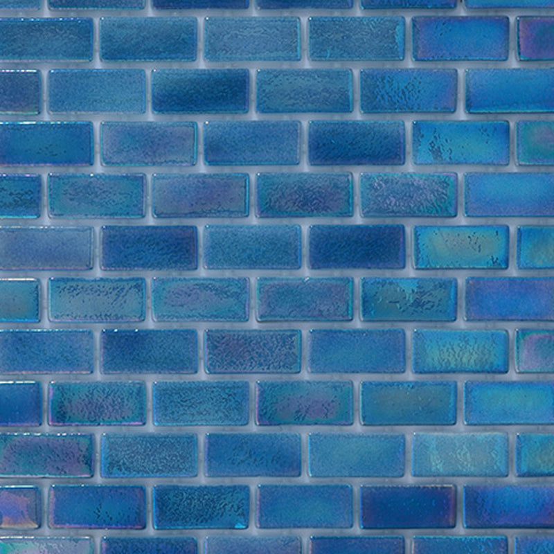 Oceanic, 1" x 2" Glass Tile | Pool, Spa, & Kitchen Tile