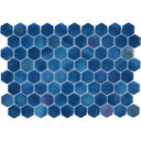Oceanic, Hexagon Mosaic - Glass Tile