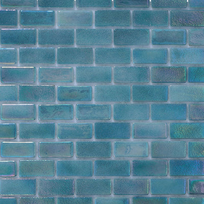 Pacific Mist, 1" x 2" Glass Tile | Pool, Spa, & Kitchen Tile