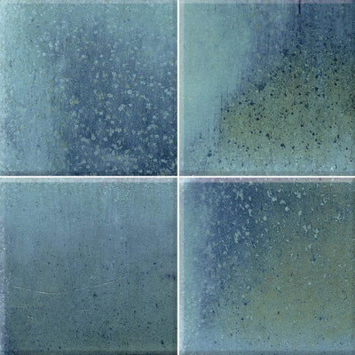 Glee Turchese, 6" x 6" Porcelain Tile | Zellige-Look Pool Tile