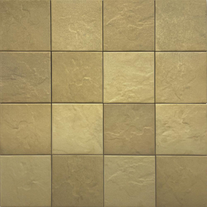 Golden Stone Slip Resistant, 6" x 6" Porcelain Tile | Floor Tile