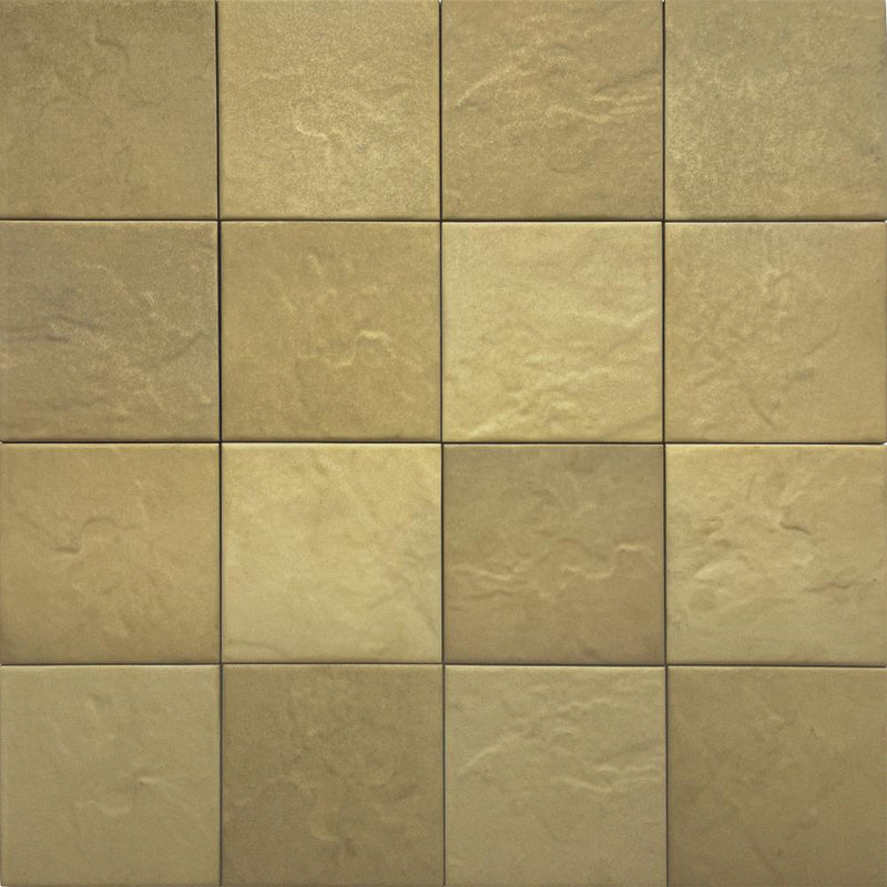 Golden Stone Slip Resistant, 6" x 6" Porcelain Tile | Floor Tile
