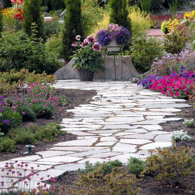 Golden White, Flagstone Pavers | Outdoor Patio Pavers