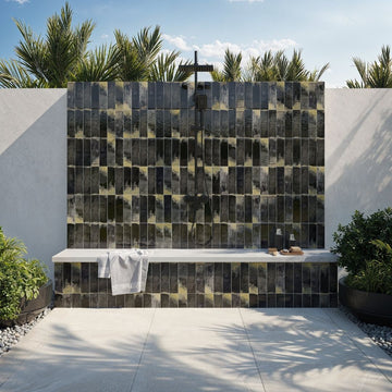 Granadella Carbon, 2.5" x 9" - Porcelain Tile