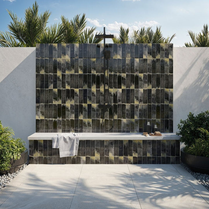 Granadella Carbon, 2.5" x 9" - Porcelain Tile
