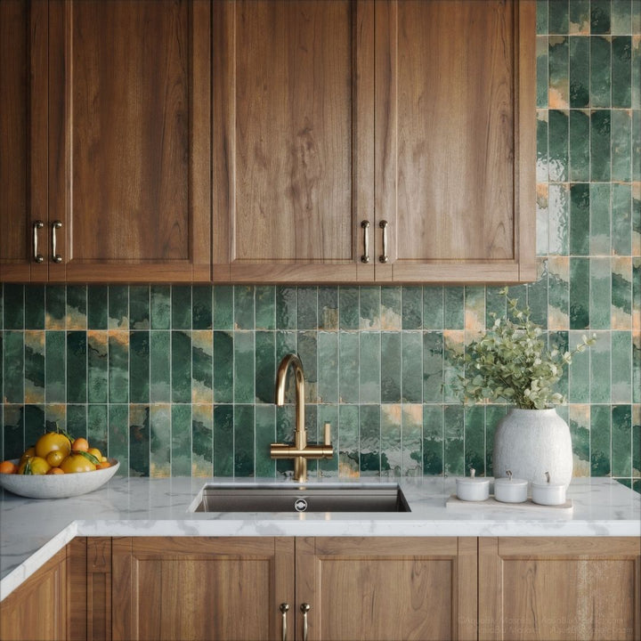Granadella Carbon, 2.5" x 9" - Porcelain Tile