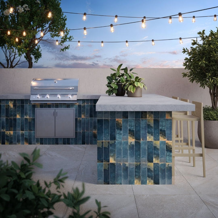 Granadella Carbon, 2.5" x 9" - Porcelain Tile