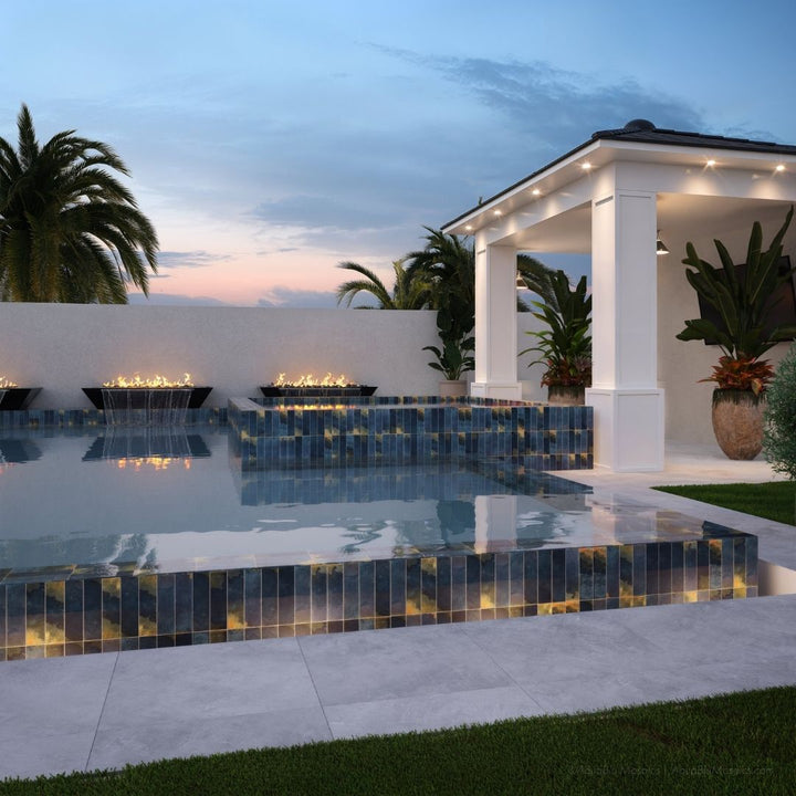 Granadella Carbon, 2.5" x 9" - Porcelain Tile