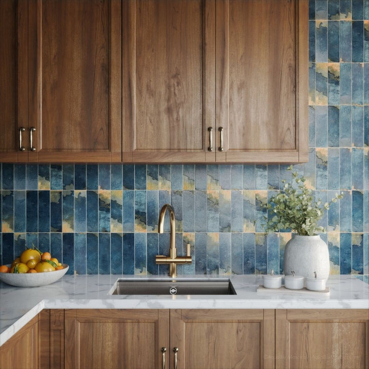 Granadella Carbon, 2.5" x 9" - Porcelain Tile