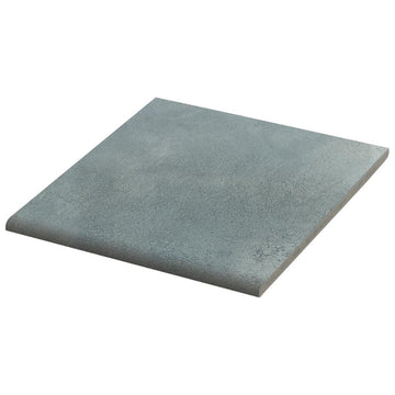 Teal matte bullnose porcelain tile