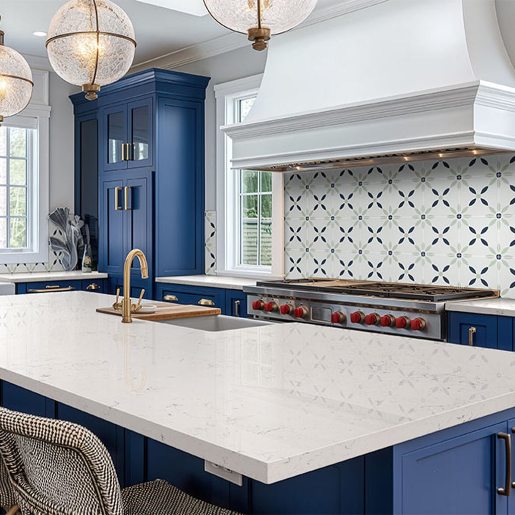 Greta, 8" x 8" Porcelain Tile | NZARGRE8X8 | Patterned Tile by MSI