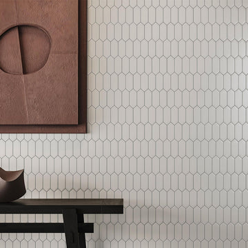 Soho Halo Grey Glossy, 2" x 5" Picket | Ceramic Backsplash & Floor Tile