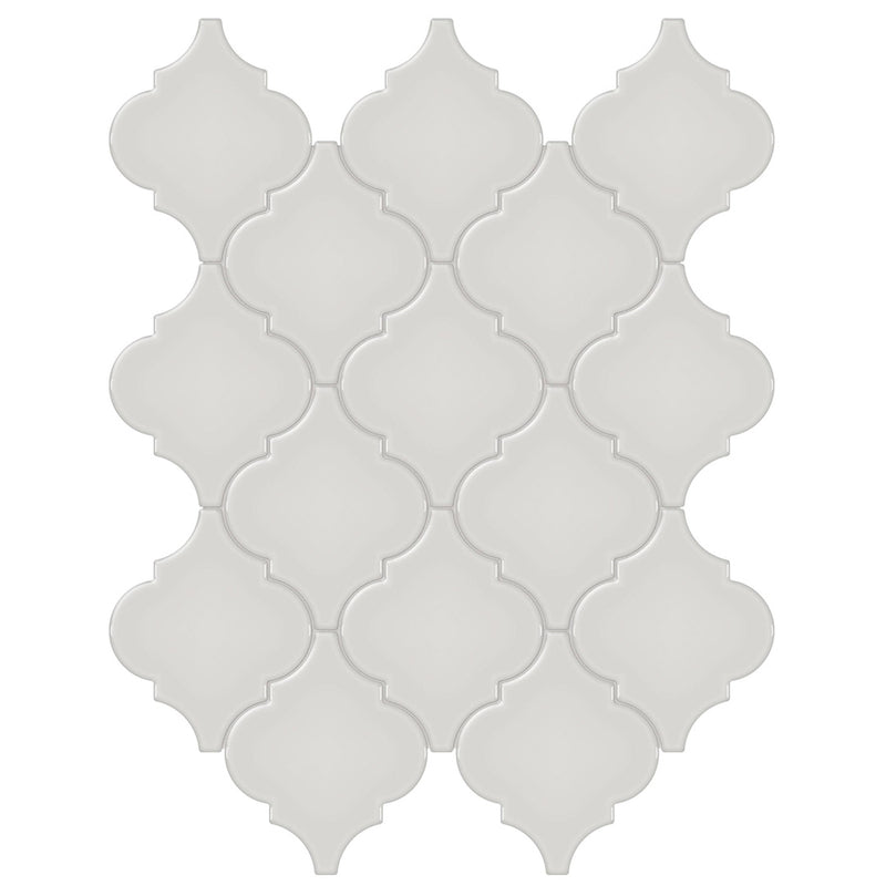 Soho Halo Grey, Arabesque | Ceramic Tile for Kitchens & Bathrooms