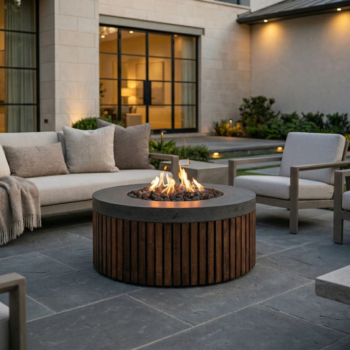 Hampton Fire Table | Outdoor Gas Fire Pit by Prism Hardscapes